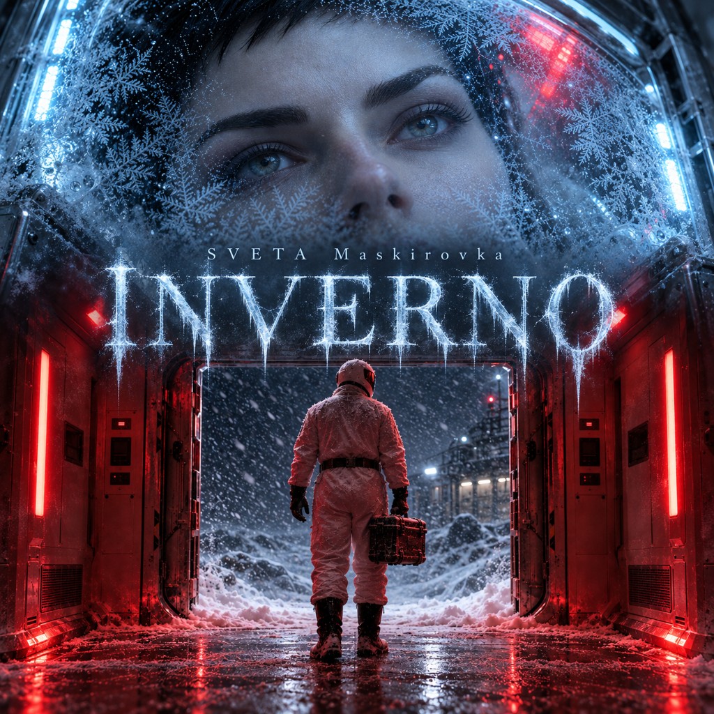 Poster for INVERNO, a music film by SVETA Maskirovka