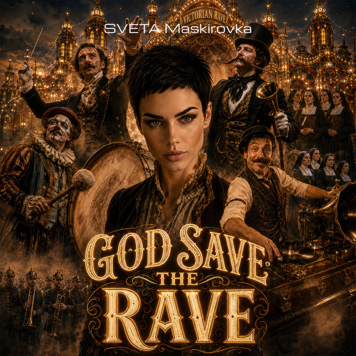 Cover art for God Save the Rave (1893) by SVETA Maskirovka